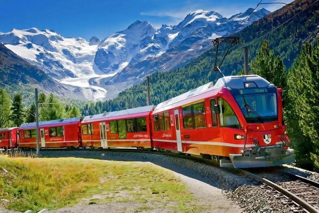 Appartamento Bnbernina Express Dietro Al Trenino Rosso Tirano